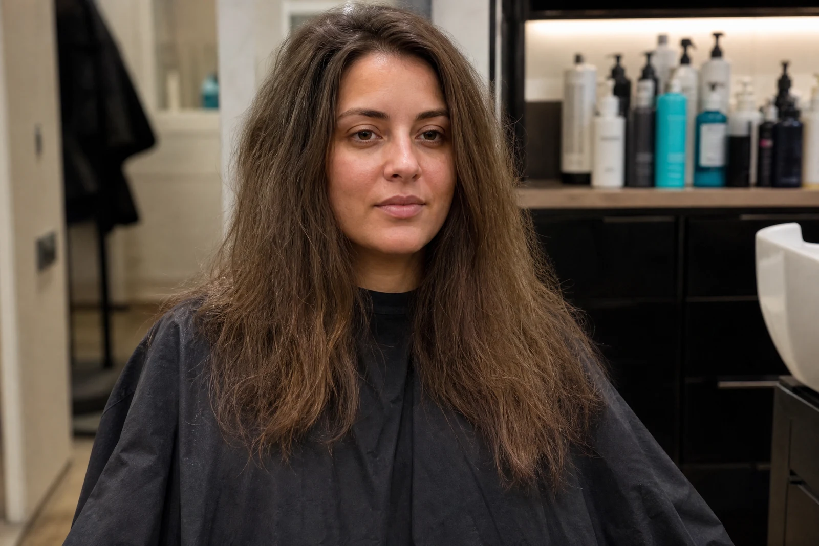 AI Hair Style Changer — before editing