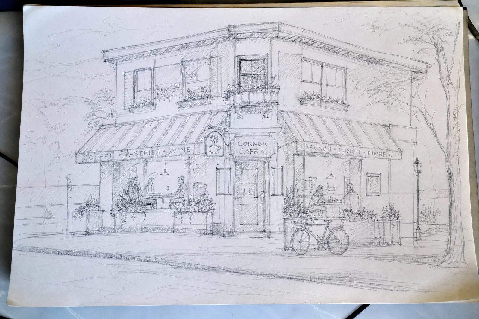 Sketch to Art — before editing